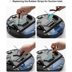 Anker Eufy Replacement Rubber Strip - RoboVac G10 Hybrid - 2x Replacement Rubber Strip — Buy in Cyprus with Fast Delivery