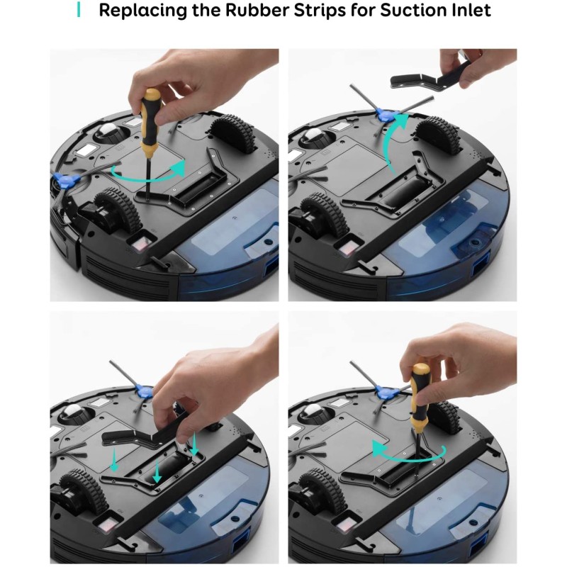 Anker Eufy Replacement Rubber Strip - RoboVac G10 Hybrid - 2x Replacement Rubber Strip — Buy in Cyprus with Fast Delivery