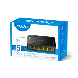 Cudy Desktop Switch - FS105D - 5-Port 10 100 Mbps Desktop Switch — Buy in Cyprus with Fast Delivery