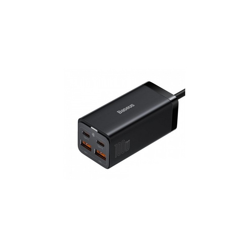 Baseus Charger Desktop - 100W 2C+2U EU Black — Buy in Cyprus with Fast Delivery