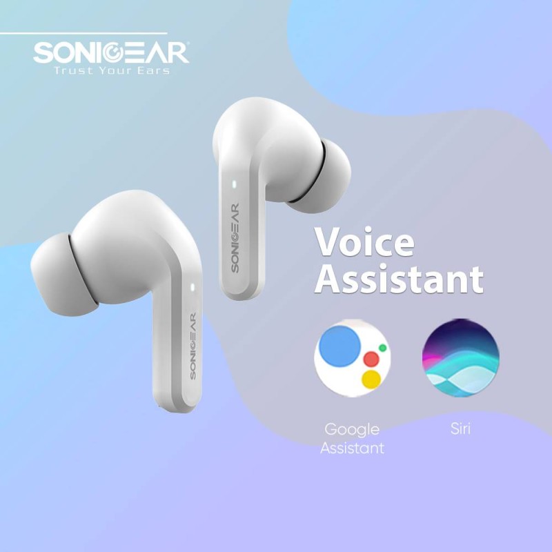 SonicGear EARPUMP - TWS 12 - ANC Sweatproof White Earphones — Buy in Cyprus with Fast Delivery