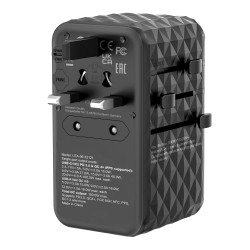 Verbatim Charger Travel Adapter World to World GAN III 100W 2xC 2xA UTA-06 — Buy in Cyprus with Fast Delivery
