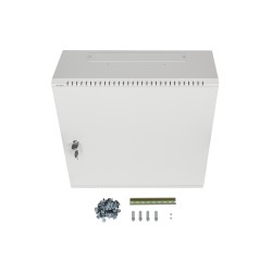 Lanberg Wall Rack 19'' Low Profile 6U+3U Assembled White - Z34160 - 19'' Low Profile 6U+3U Assembled White