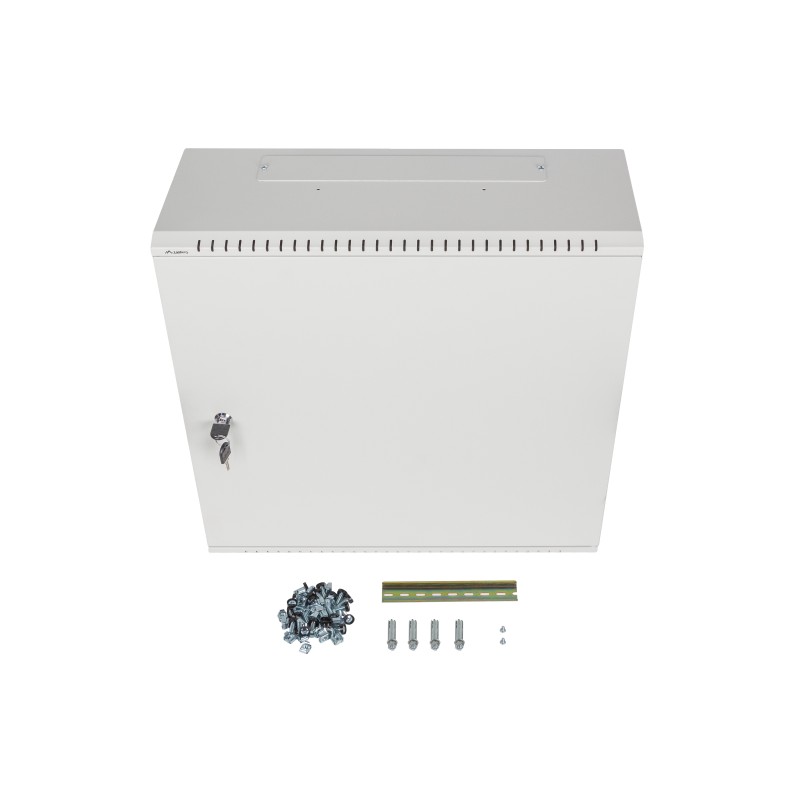 Lanberg Wall Rack 19'' Low Profile 6U+3U Assembled White - Z34160 - 19'' Low Profile 6U+3U Assembled White