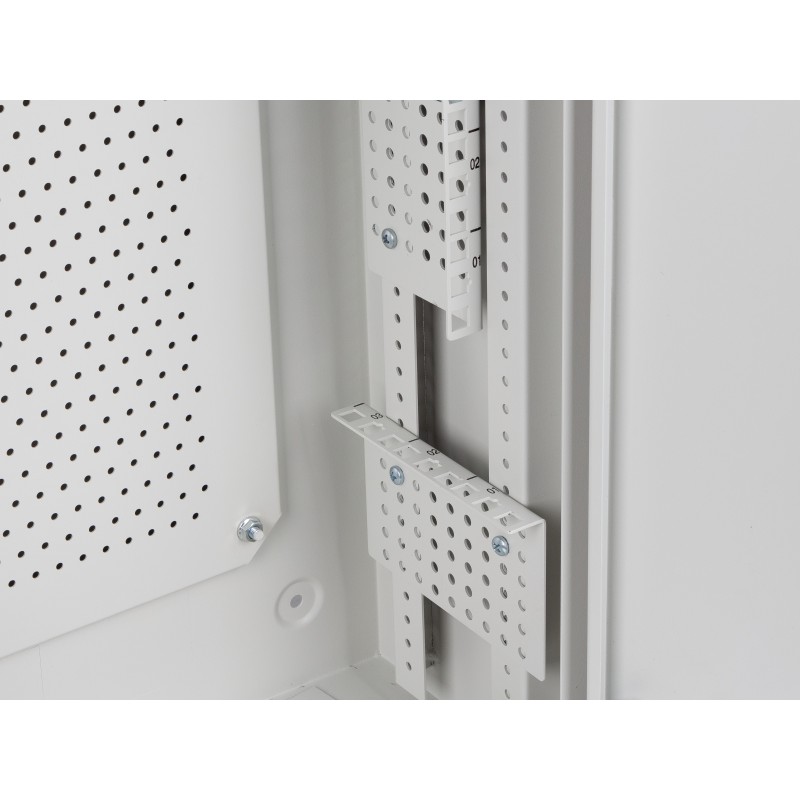 Lanberg Wall Rack 19'' Low Profile 6U+3U Assembled White - Z34160 - 19'' Low Profile 6U+3U Assembled White