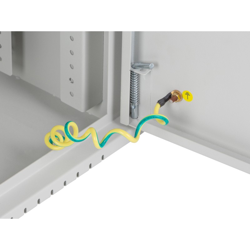 Lanberg Wall Rack 19'' Low Profile 6U+3U Assembled White - Z34160 - 19'' Low Profile 6U+3U Assembled White