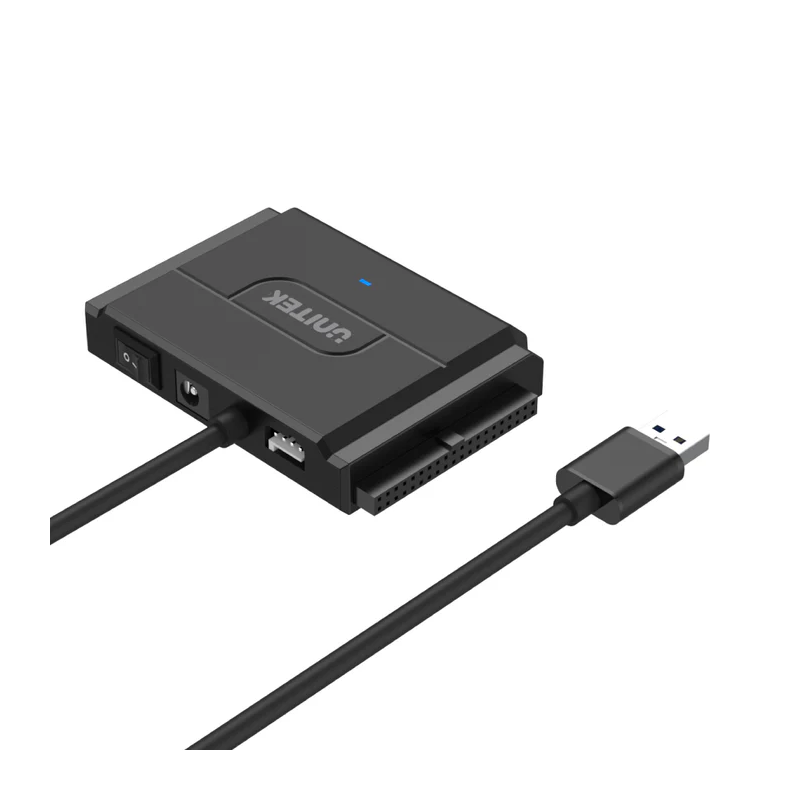Unitek USB3.0 to SATA+IDE 2.5-3.5'' Converter - Y-3324 - 12V2A PSU (UK) — Buy in Cyprus with Fast Delivery