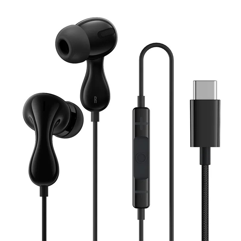 Baseus Headphones - CZ20 - In Ear Wired Type C HiRes Black — Buy in Cyprus with Fast Delivery