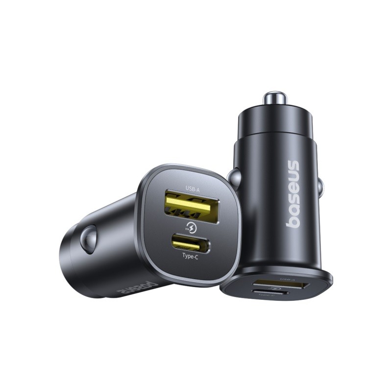 Baseus GoTrip Car Charger - DP1 - 30W U+C Cosmic Black — Buy in Cyprus with Fast Delivery