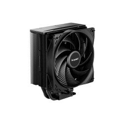 be quiet! Pure Rock 3 BK039 - Black CPU Air Tower Cooler, 120mm PWM Fan, 4x6mm Heatpipes, 190W TDP