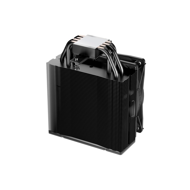 be quiet! Pure Rock 3 BK039 - Black CPU Air Tower Cooler, 120mm PWM Fan, 4x6mm Heatpipes, 190W TDP