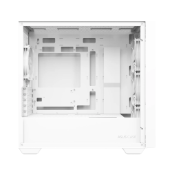 ASUS Gaming Case Micro ATX TG with 4xARGB Fans White - A21 PLUS - Micro ATX, TG, 4xARGB Fans, White