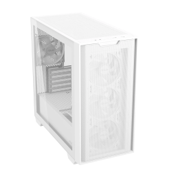 ASUS Gaming Case Micro ATX TG with 4xARGB Fans White - A21 PLUS - Micro ATX, TG, 4xARGB Fans, White