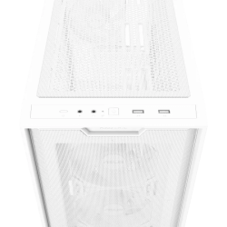 ASUS Gaming Case Micro ATX TG with 4xARGB Fans White - A21 PLUS - Micro ATX, TG, 4xARGB Fans, White