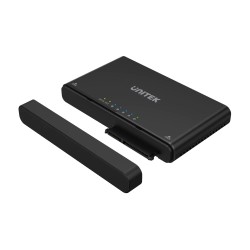 Unitek SolidForce+ USB3.2 M2 NVMe Enclosure w SATA III Adapter - S1222A - USB3.2 M2 NVMe Enclosure w SATA III Adapter