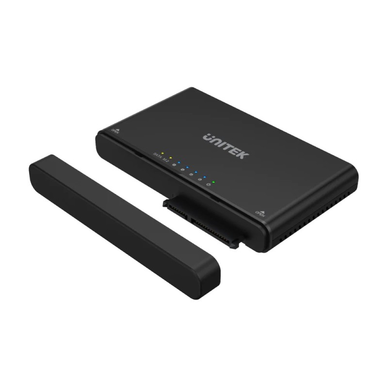 Unitek SolidForce+ USB3.2 M2 NVMe Enclosure w SATA III Adapter - S1222A - USB3.2 M2 NVMe Enclosure w SATA III Adapter