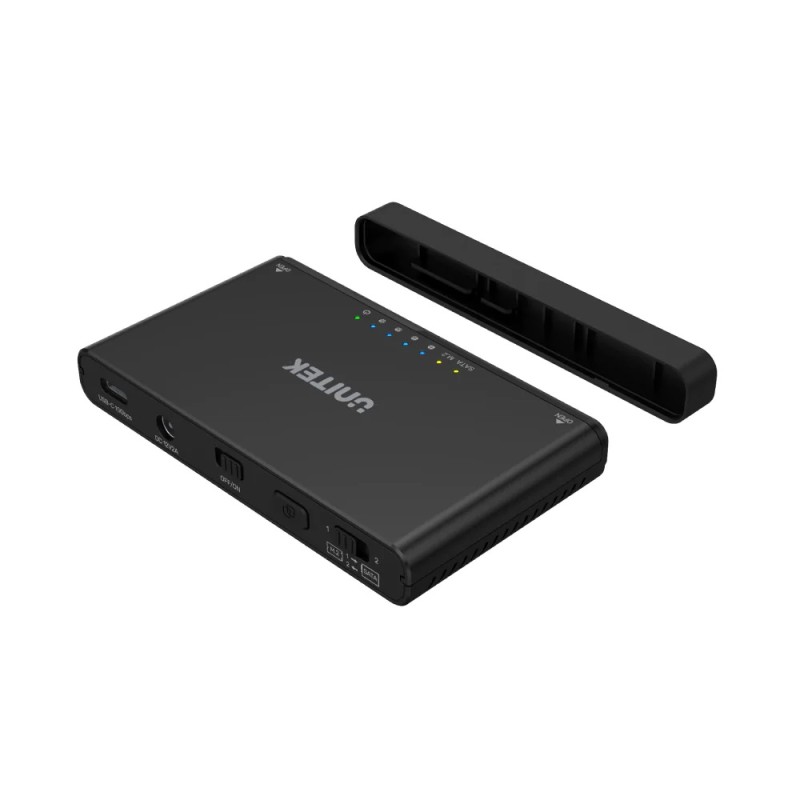 Unitek SolidForce+ USB3.2 M2 NVMe Enclosure w SATA III Adapter - S1222A - USB3.2 M2 NVMe Enclosure w SATA III Adapter