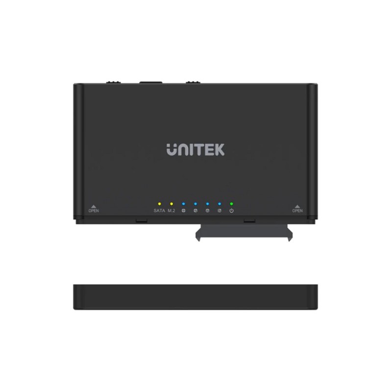 Unitek SolidForce+ USB3.2 M2 NVMe Enclosure w SATA III Adapter - S1222A - USB3.2 M2 NVMe Enclosure w SATA III Adapter