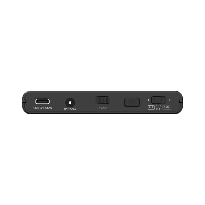 Unitek SolidForce+ USB3.2 M2 NVMe Enclosure w SATA III Adapter - S1222A - USB3.2 M2 NVMe Enclosure w SATA III Adapter