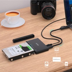 Unitek SolidForce+ USB3.2 M2 NVMe Enclosure w SATA III Adapter - S1222A - USB3.2 M2 NVMe Enclosure w SATA III Adapter