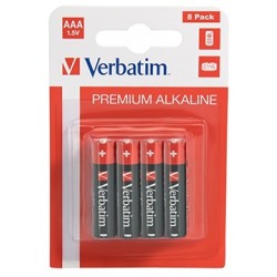 Verbatim Alkaline AAA Batteries - 8pcs — Buy in Cyprus with Fast Delivery