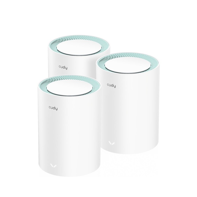 Cudy Whole Home Mesh AC1200 Dual Band Gigabit Wi-Fi - M1300 - 3-Pack — Buy in Cyprus with Fast Delivery