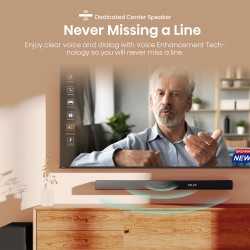 Hisense Soundbar - HS3100 - 3.1 CH 480W BT USB Optical — Buy in Cyprus with Fast Delivery