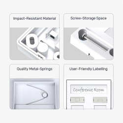 Unitek Network Wall Plate - T013A - Dual Port — Buy in Cyprus with Fast Delivery