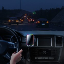 Baseus HALO Wireless AirVent Holder - 15W Car Charger — Buy in Cyprus with Fast Delivery