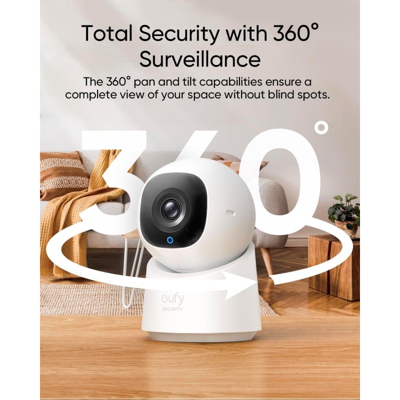 Anker Eufy Security Indoor 2K PT Camera - C220 - Indoor 2K PT Camera — Buy in Cyprus with Fast Delivery