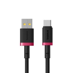 Baseus Cable USB-C to USB-A Dura Series Braided 1.0m Black+Red - USB-C to USB-A, Dura Series, Braided, 1.0m, Black+Red
