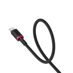 Baseus Cable USB-C to USB-A Dura Series Braided 1.0m Black+Red - USB-C to USB-A, Dura Series, Braided, 1.0m, Black+Red