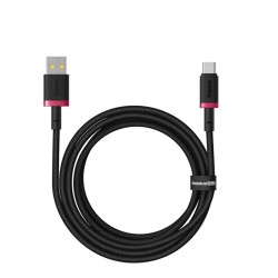 Baseus Cable USB-C to USB-A Dura Series Braided 1.0m Black+Red - USB-C to USB-A, Dura Series, Braided, 1.0m, Black+Red