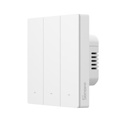 Sonoff Matter WiFi Smart Wall Mechanical Switch - M5 - 3-Button White — Buy in Cyprus with Fast Delivery