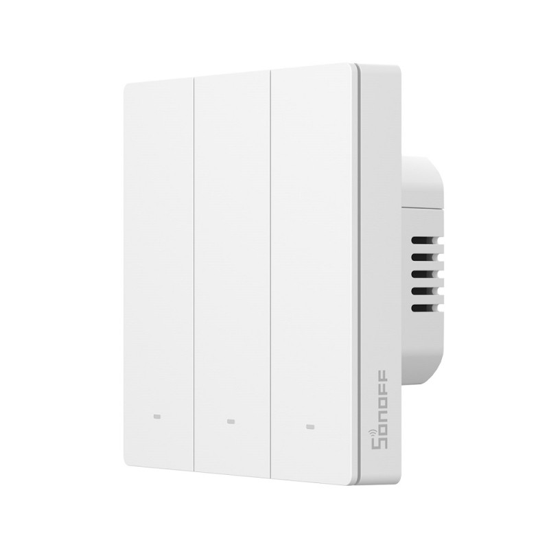 Sonoff Matter WiFi Smart Wall Mechanical Switch - M5 - 3-Button White — Buy in Cyprus with Fast Delivery
