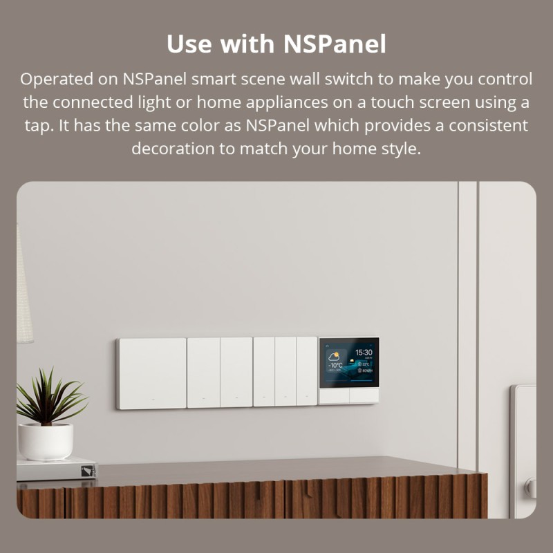 Sonoff Matter WiFi Smart Wall Mechanical Switch - M5 - 3-Button White — Buy in Cyprus with Fast Delivery