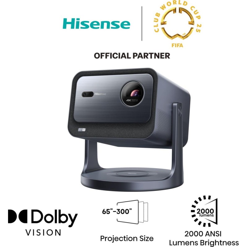 Hisense 4K Laser Portable Mini Projector - C2 - 4K Laser Portable Mini Projector — Buy in Cyprus with Fast Delivery