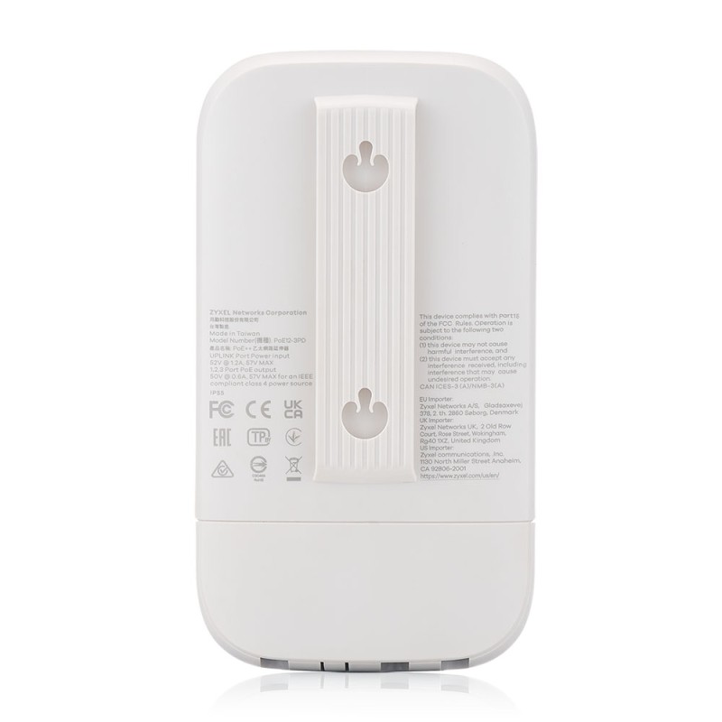 Zyxel PoE Extender Outdoor 45W Nebula Managed IP55 - PoE12-3PD - Outdoor 45W Nebula Managed IP55
