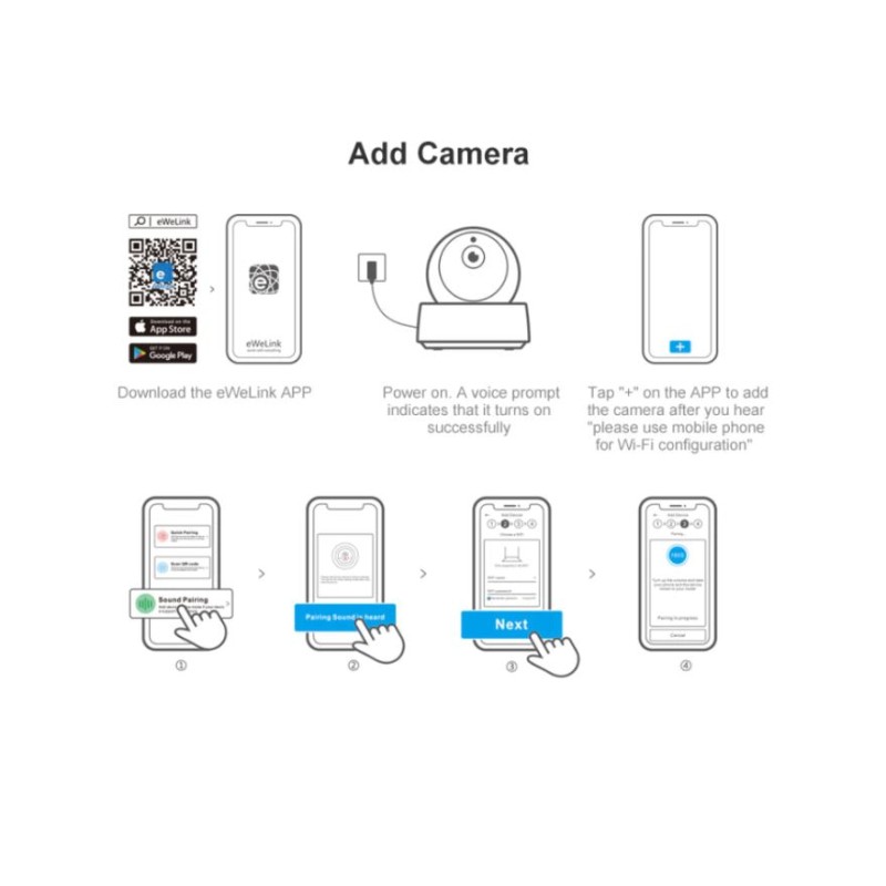 Sonoff Wi-Fi IP Security Camera - GK-200MP2-B - Wi-Fi IP Security Camera — Buy in Cyprus with Fast Delivery