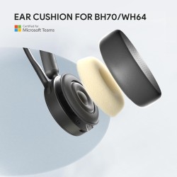 Yealink Headset Leather Ear Cushion - BH70 WH64 - Leather Ear Cushion (1 Pair) — Buy in Cyprus with Fast Delivery
