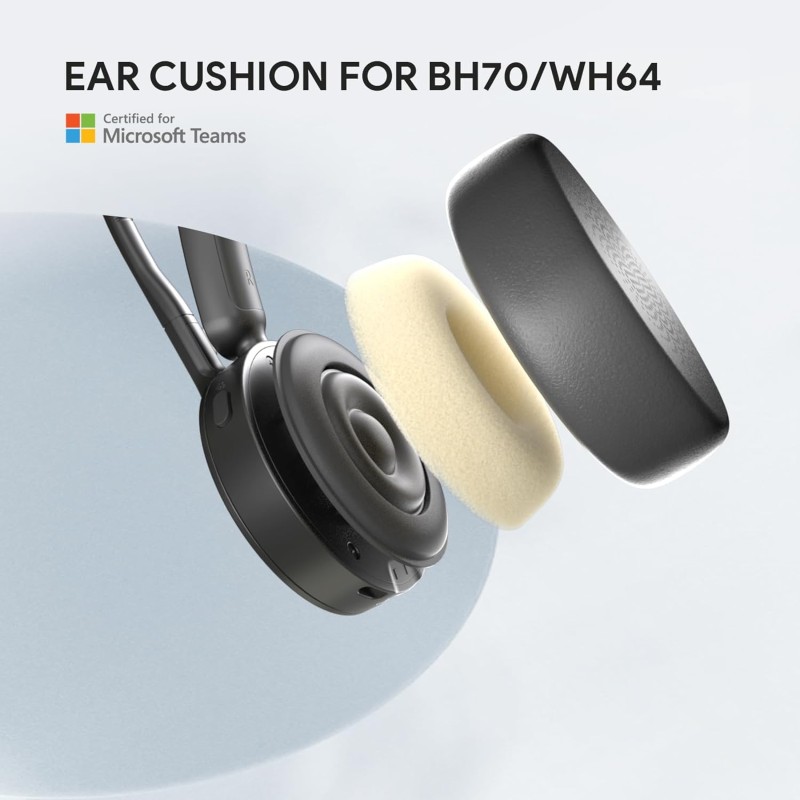 Yealink Headset Leather Ear Cushion - BH70 WH64 - Leather Ear Cushion (1 Pair) — Buy in Cyprus with Fast Delivery
