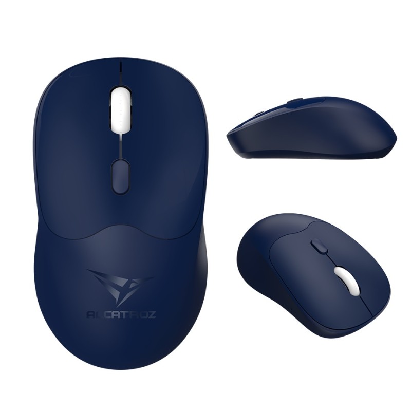 Alcatroz Mouse - DUO 6 - Wireless & BT Recharg Silent AIRMOUSE, Blue (2025) — Buy in Cyprus with Fast Delivery
