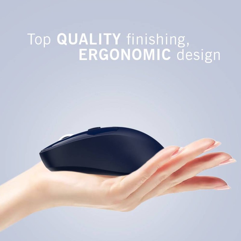 Alcatroz Mouse - DUO 6 - Wireless & BT Recharg Silent AIRMOUSE, Blue (2025) — Buy in Cyprus with Fast Delivery
