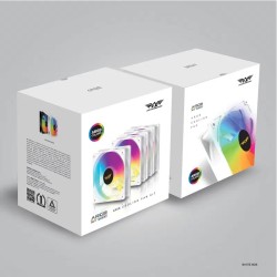 Armaggeddon Gaming Cooling Fan Set 4pcs ARGB KIT Black - 5000 - 4pcs ARGB KIT Black — Buy in Cyprus with Fast Delivery