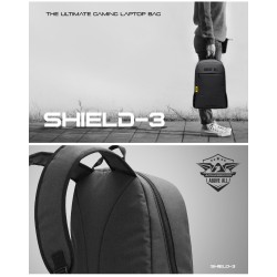 Armaggeddon Anti-Theft Gaming Bag - SHIELD 3 - Black — Buy in Cyprus with Fast Delivery