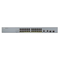 Zyxel Switch PoE Gigabit Managed Cloud CCTV 24PoE + 2RJ45 SFP Combo 375W - GS1350-26HP - UK — Buy in Cyprus with Fast Delivery