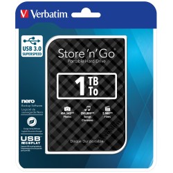 Verbatim HDD External STORE'N'GO - 2.5'' USB3.0 Slim 1TB Black — Buy in Cyprus with Fast Delivery