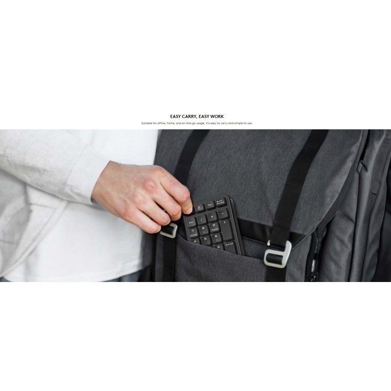 Genius Keyboard Numeric Pad Wireless AI with Palm Rest - 1000 - Genius Keyboard Numeric Pad Wireless AI with Palm Rest