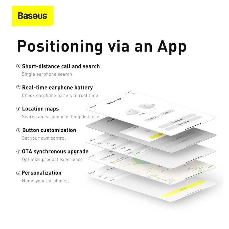 Baseus Headphones In Ear TWS Bowie - E2 - Pink — Buy in Cyprus with Fast Delivery