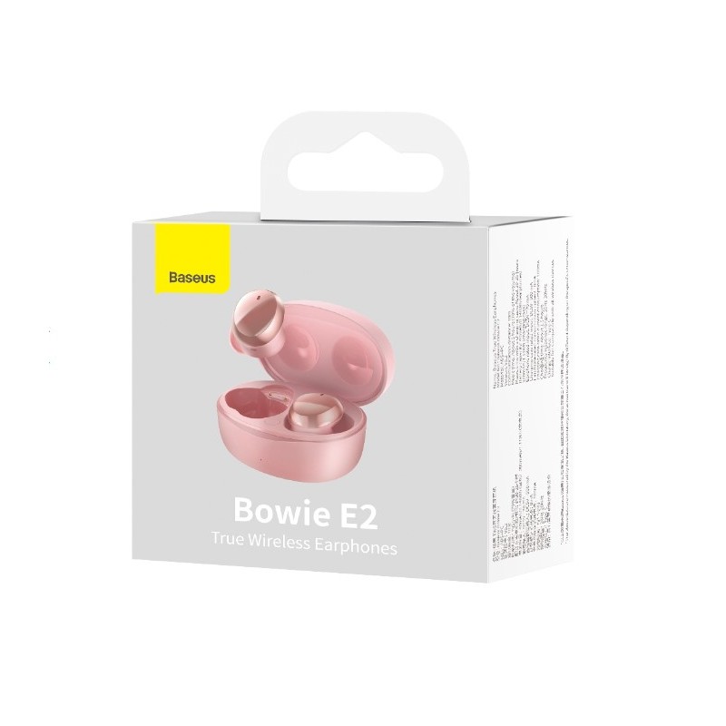 Baseus Headphones In Ear TWS Bowie - E2 - Pink — Buy in Cyprus with Fast Delivery